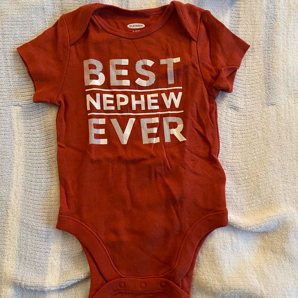 🧡 Adorable Nephew Onesie